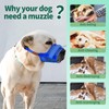 Dog Muzzle Soft Mesh Muzzle for Pets with Adjustable Drinking