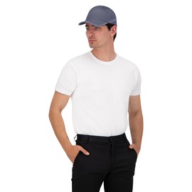 BWOLF TRIVOR Bump Cap Men's Safety Cap Safety Helmet with ABS Shell EN 812 with Reflective Strips Protective Helmet Cap, Grey, Pack of 5