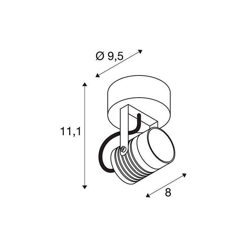 SLV 1004649 Surface-Mounted LED Spot Light SP / Lighting for