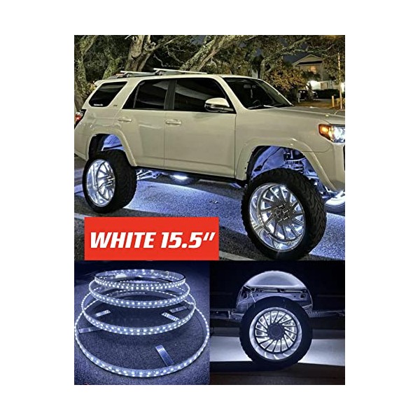 Sando Tech 15.5‘’ Pure White Solid Color IP68 Waterproof Brightest