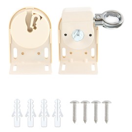 Sunshade Replacement Accessories, Metal Ring Installation Bracket, Universal for Coolaroo External Roller Blinds, Sunshade Curtains, Indoor and Outdoor Cordless Roller Blinds (Iron Bracket,Beige)