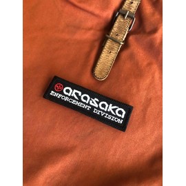 Cyber Arasaka Special Operations Logo Patch CYBRPNK - Funny Tactical Military Morale Embroidered Patch Hook Fastener Backing Black Background