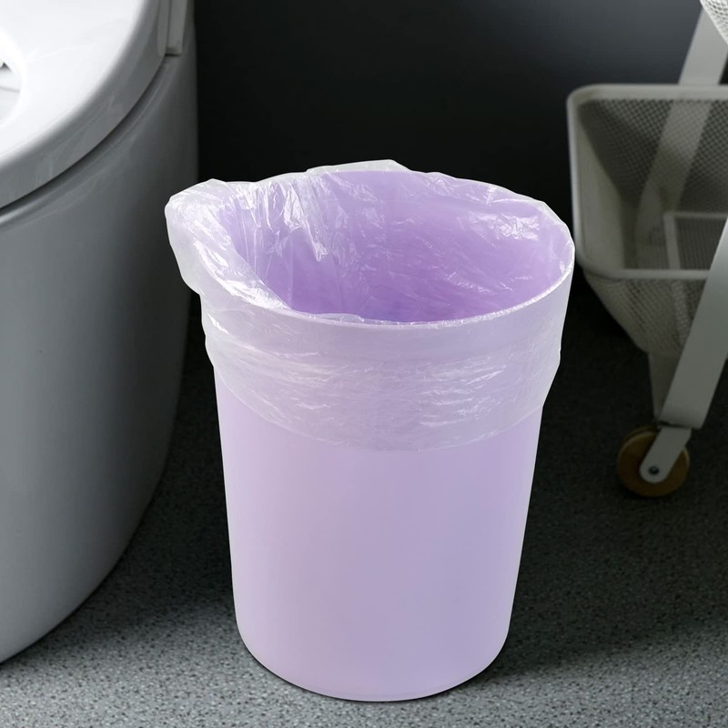 Sosody 1.2 Gallon Transparent Bin Liners, Bin Bags, Small Trash