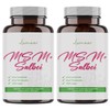 MSM + SALBEI + VITAMIN C und Calcium Salbeiblatt-Extrakt Kapseln
