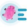 Outward Hound Fattiez Pig Plush Squeaky Dog Toy, Small