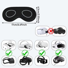 VR Lens Protector, VR Lens Case, VR Lens Cover, Virtual Reality Lens Protection, VR Lens Dust Cover, VR Lens Protect Cover, Protection Against Dust and Scratches, Perfect Fit