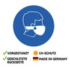 Strobo Face Mask Sticker Diameter 9.5 cm with UV Protection
