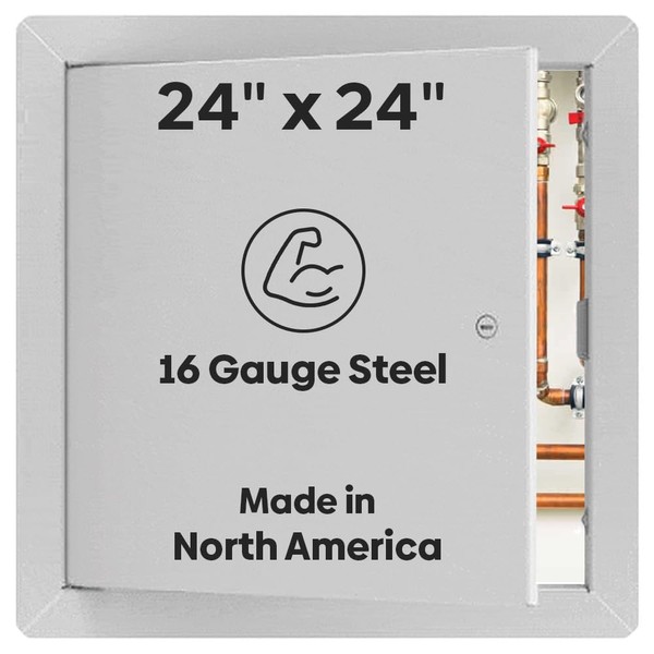 Best 24" x 24" Universal Metal Access Panel with Flange,