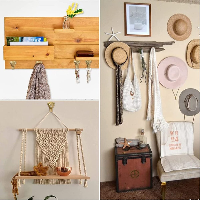 Godrii 26 Pcs Wall Hanging Hooks, Wall Hanging Nails, Load