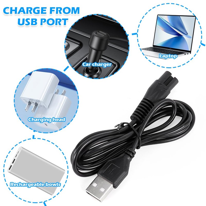 PMTFUMY Water Flosser Chargers Compatible with Waterpik Models Effortlessly Keep