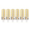 6pcs G4 LED Bulb 700LM 7W 72LED 360 Degree Lighting