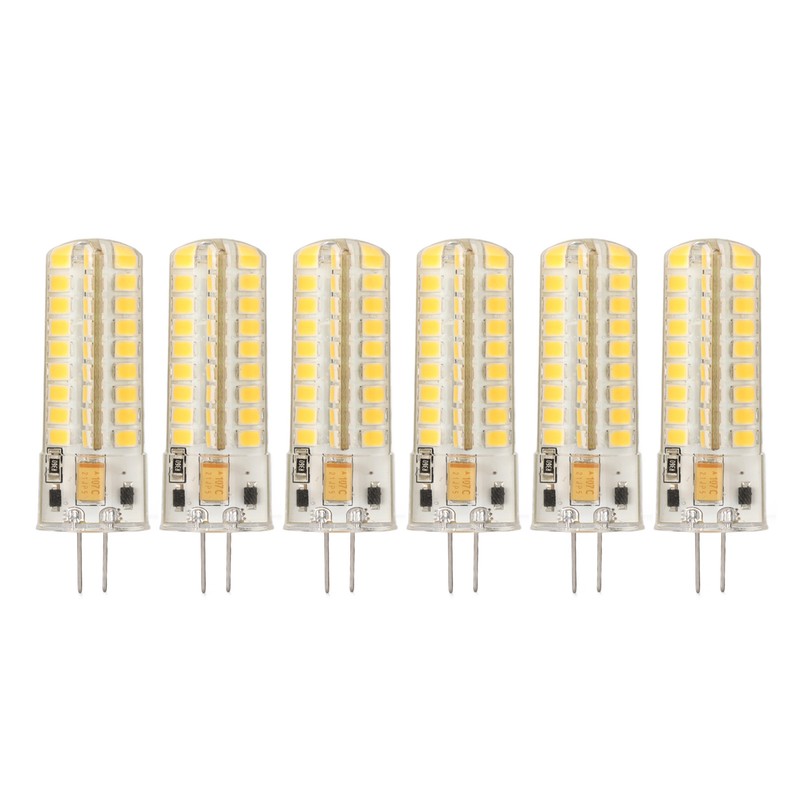 6pcs G4 LED Bulb 700LM 7W 72LED 360 Degree Lighting