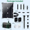 Antfraer 20W Solar Water Fountain, Solar Powered Water Fountain with