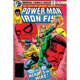 Iron Fist and Luke Cage Power Man issue 54 Comic Book Poster - 16x24 Inches
