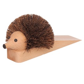 Redecker Hedgehog Wooden Door Stop, 10-1/2 Inches Long