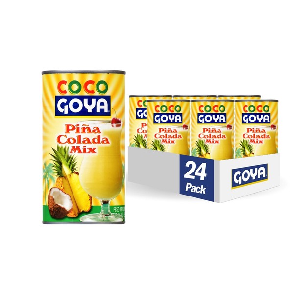 Goya Foods Piña Colada Mix, 12 Fl Oz (Pack of 24)