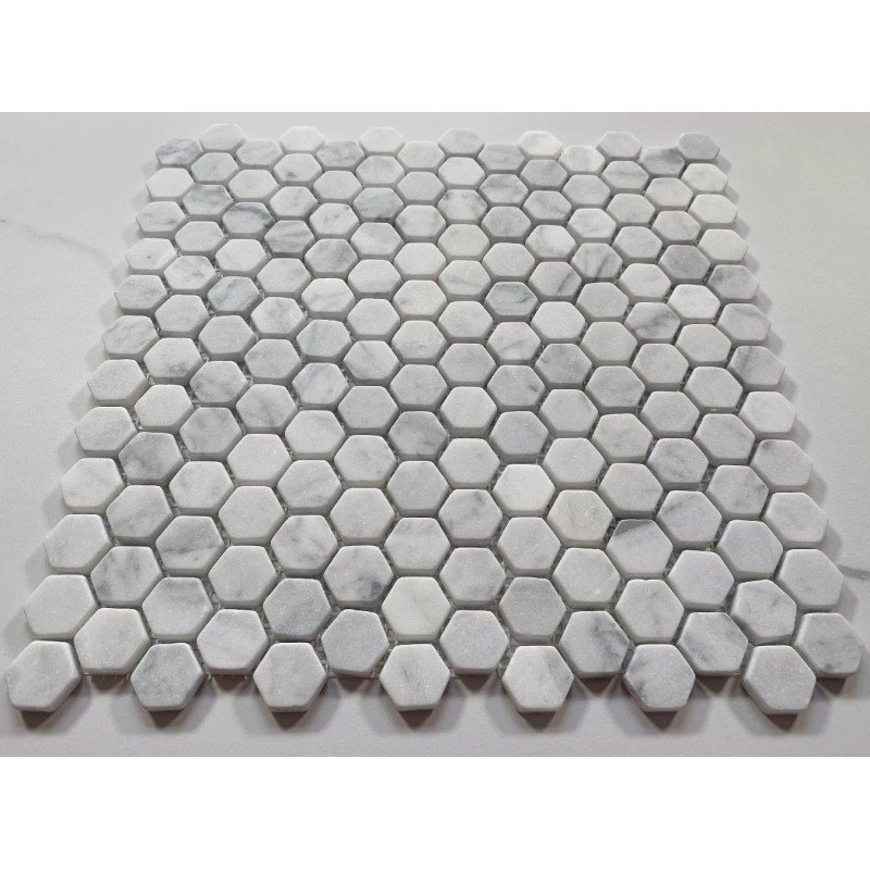 Stone Center Online C31XT Shower Floor Tile Non Slip Carrara