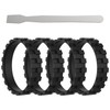 SATUY 4 Packs Tires Replacement for ROOMBA, Sweeping Robot Wheels