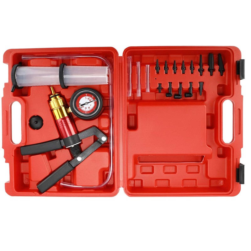 8MILELAKE 21pcs Handheld Vacuum Pump Set Tester Compatible for Automotive