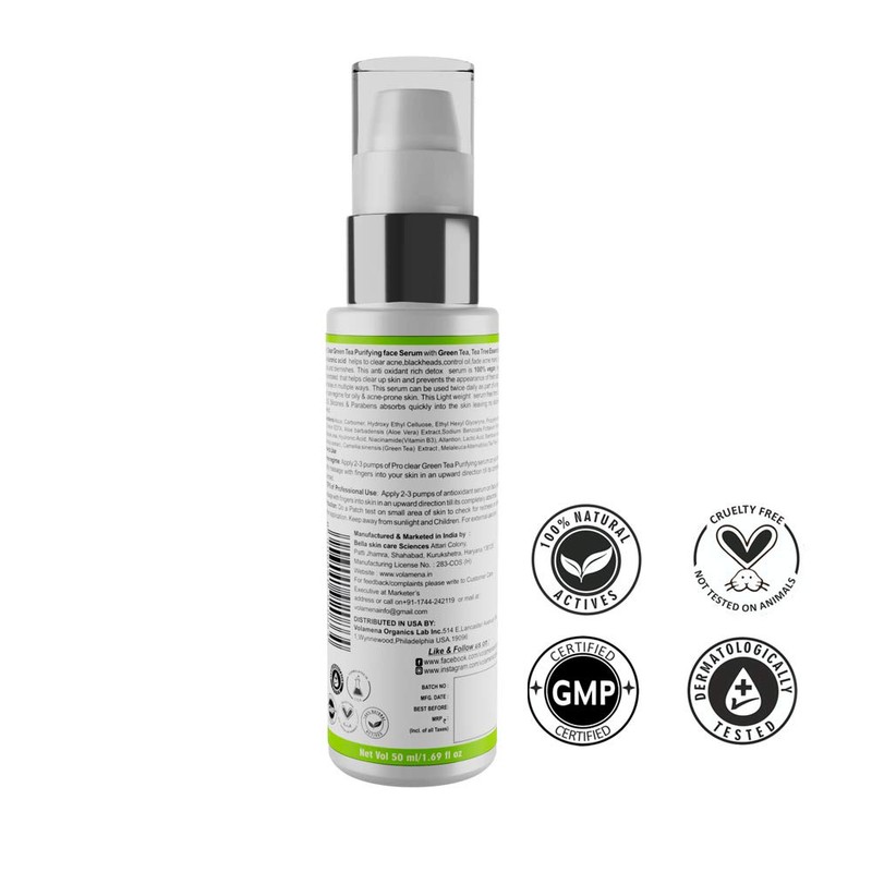 VOLAMENA WITH DEVICE Green Tea Purifying Serum 50 ml
