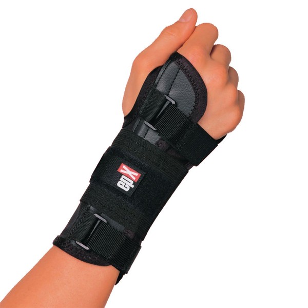 epX Wrist Control, Wrist Brace for Sprains, Contusions, Carpal Tunnel, and Immobilization, Adjustable Wrist Support with Rigid and Flexible Stays, Large Thumb Opening, Easy to Don, Right, X-Large