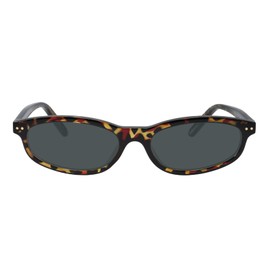 TIJN Vintage Cat Eye Sunglasses Women Retro Oval Frame UV400 Polarized Sun Glasses Lightweight Sunnies Small Face(Tortoise)