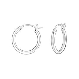 16mm Sterling Silver Creole Ear Hoops