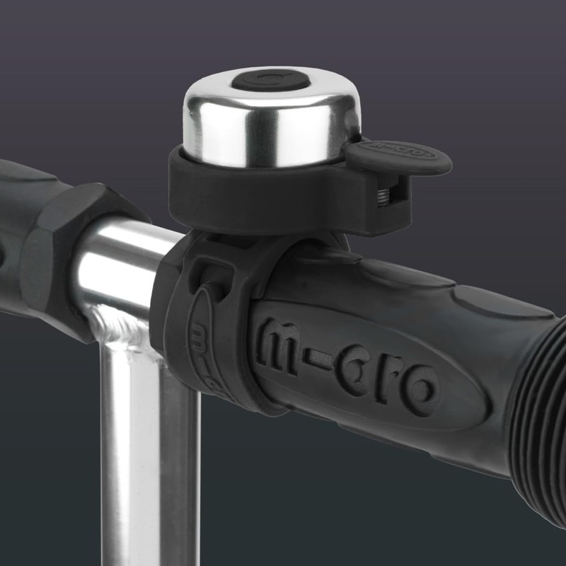 Micro Mobility Unisex Youth Accessories Bell, Black, 34 mm