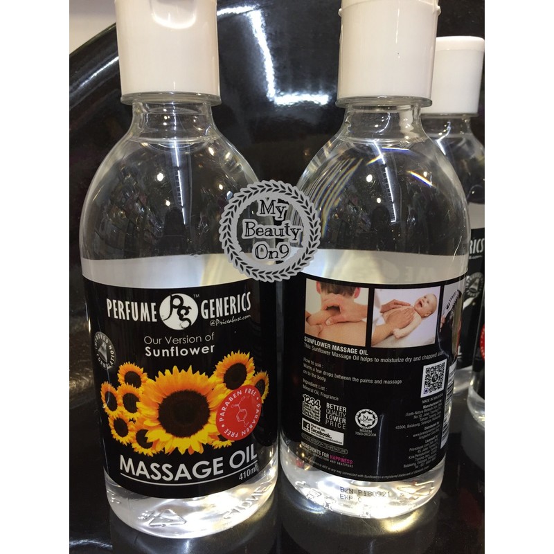 MASSAGE OIL SUNFLOWER/GOAT’S MILK 410ML