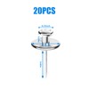 KINBOM 20 pcs Picture Hangers Nails, Double-Headed Wall Nails Pushpin