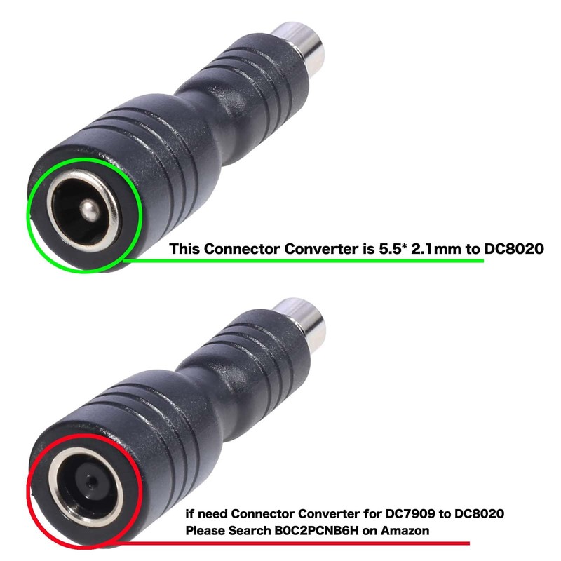 DC5521 5.5mm x 2.1mm Connector to DC8020 Adapter for Solar