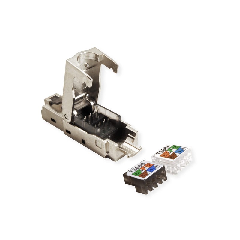 VALUE Field-mountable RJ-45 plug CAT.6A (Class EA), STP