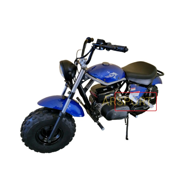 ARSPORT Exhaust Header pipe for TrailMaster MB200-2 / Hurricane 200X
