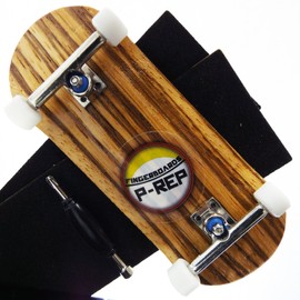 P-REP V2 PRO Performance Complete Wooden Fingerboard with Urethane Wheels - Zebra 34mm
