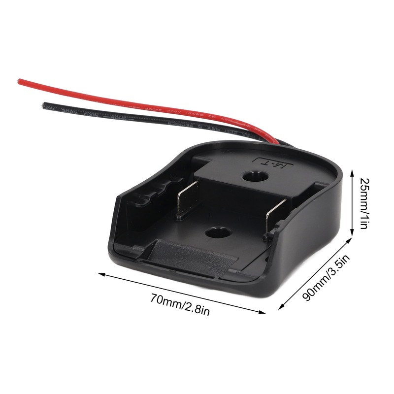 Battery Adapter Converter Kit 12AWG Wire Dock Power Connector with