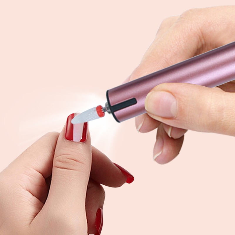 Electric Nail Grinding Machine Portable Rechargeable Nail Polishing Machine for