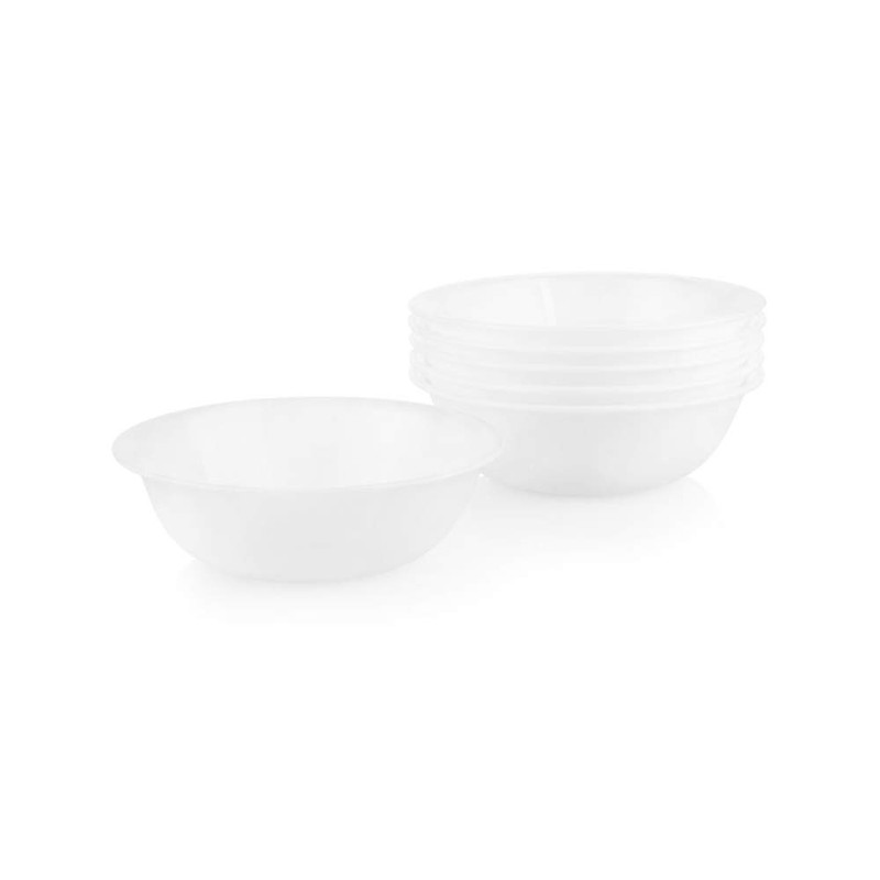 Corelle Vitrelle 6-Piece Soup/Cereal Bowl Set Triple Layer Glass and