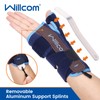 Willcom Night Wrist Brace and Thumb Spica Splint Stabilizer-Breathable Lightweight-Support
