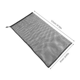 GANAZONO Leaf Collection Bag with Air Holes Shredding Machine Compatible Mesh Bag for Efficient Grass and Leaf Mulch Collection Simple Attachment for Garden Use