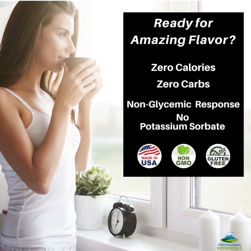Caramel Stevia Liquid Drops Flavored with Natural Sweet Caramel |
