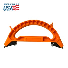 AccuSharp All-in-One Sharpener, All Purpose Sharpener for Knives, Scissors, Garden Tools, Sharpens & Restores Serrated Knives, Cleavers, Axes, Machete, Orange