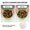 Salad Spinner Small Salad Washer and Spinner, Lettuce Spinner with
