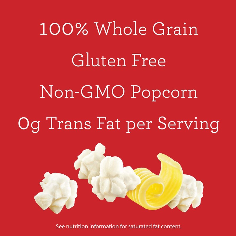 Orville Redenbacher’s Skinnygirl Microwave Popcorn, Butter & Sea Salt Popcorn,