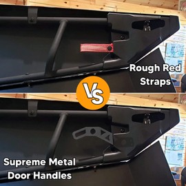WSays Left & Right Door Handle Latches kit Anodized Black Compatible with Can am Maverick X3 2017-2025 with Doors