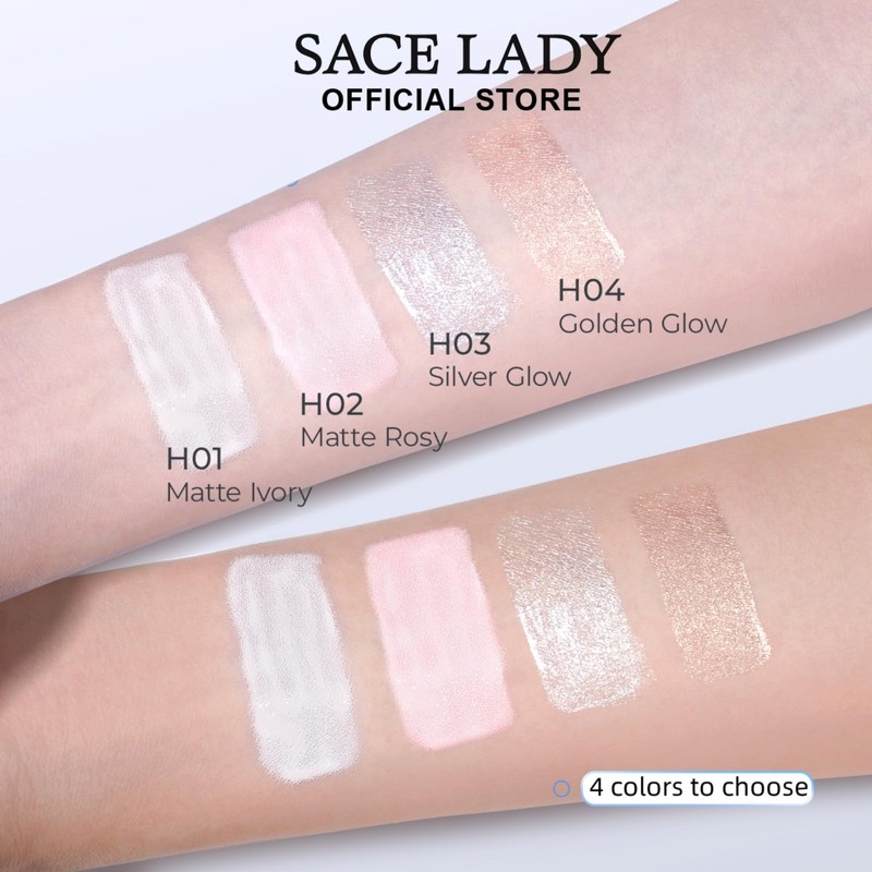 SACE LADY Highlighter Makeup, Liquid Highlighter Blendable & Long Lasting,