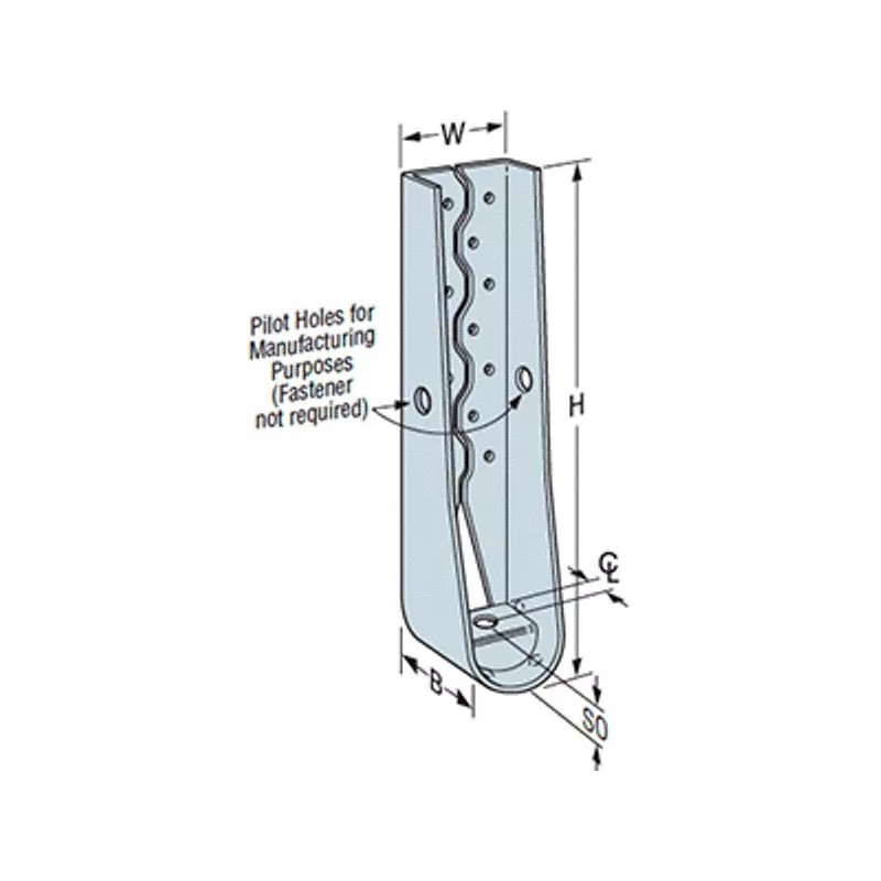 Simpson Strong-Tie HDU5-SDS2.5 Predeflected Holdown with SDS Screws