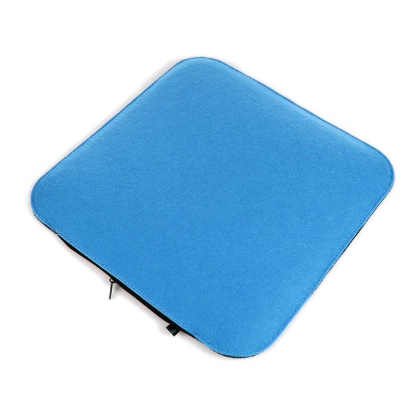 Felt chair cushion, seat cushion, different colour on the other