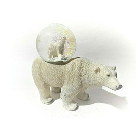Euro Souvenirs ES17130 Polar Bear Glitter Ball Snow Globe