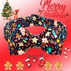Lionheart glory Christmas Dog Bow Collar Gingerbread Man Print Dog