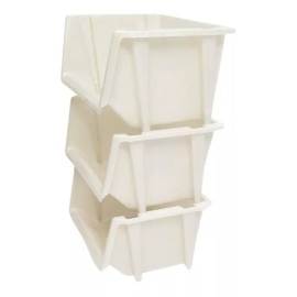 Macoll Gavetas Apilables Grandes Plástico (25x22x14 Cm) (42pzas)